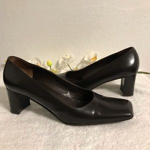 Paloma - Italy Square Toe Pumps brown size 7.5